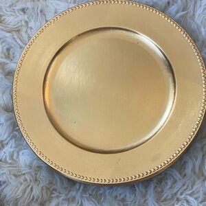 Elegant Gold Charger Plate